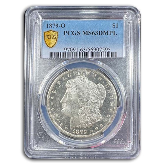 1879-O Morgan Dollar MS-63 DMPL PCGS 1879-O Morgan Dollar MS-63 DMPL PCGS