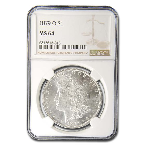 1879-O Morgan Dollar MS-64 NGC
