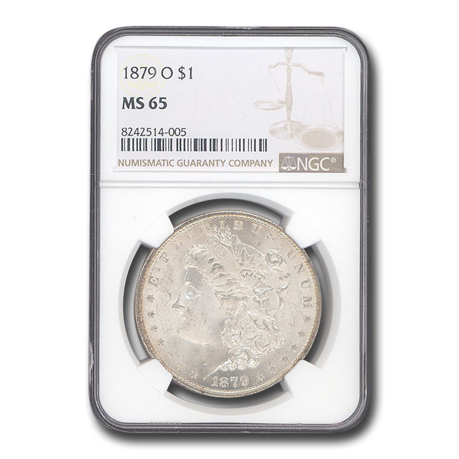 1879-O Morgan Dollar MS-65 NGC