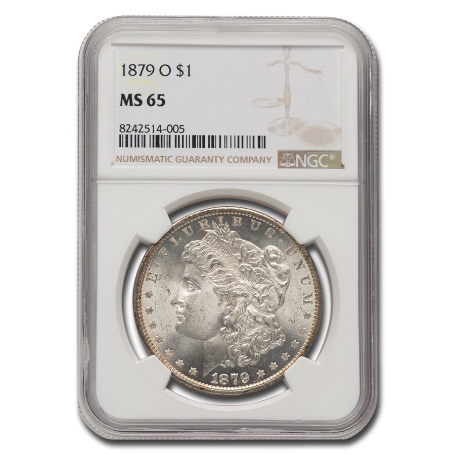 1879-O Morgan Dollar MS-65 NGC
