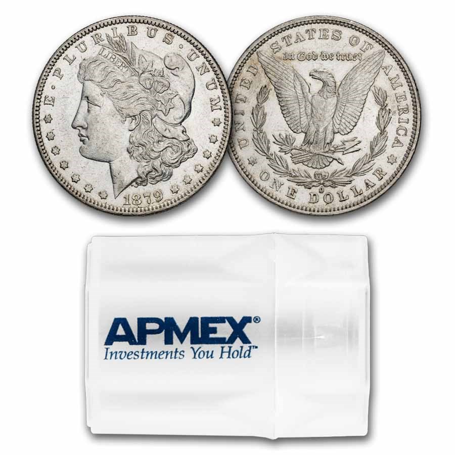 1879-O Morgan Dollars AU (20 Count Roll)