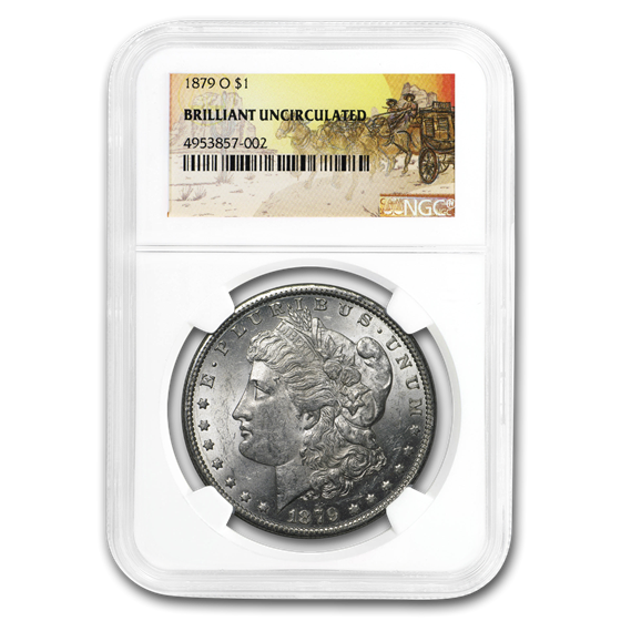 1879-O Stage Coach Morgan Dollar BU NGC 1879-O Stage Coach Morgan Dollar BU NGC