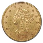 1879-S $10 Liberty Gold Eagle MS-61 PCGS CAC