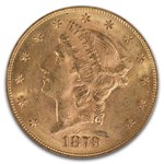 1879-S $20 Liberty Gold Double Eagle MS-61 PCGS