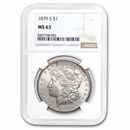 1879-S Morgan Dollar MS-63 NGC