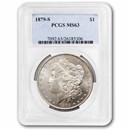 1879-S Morgan Dollar MS-63 PCGS