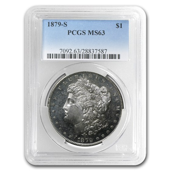 1879-S Morgan Dollar MS-63 PCGS 1879-S Morgan Dollar MS-63 PCGS