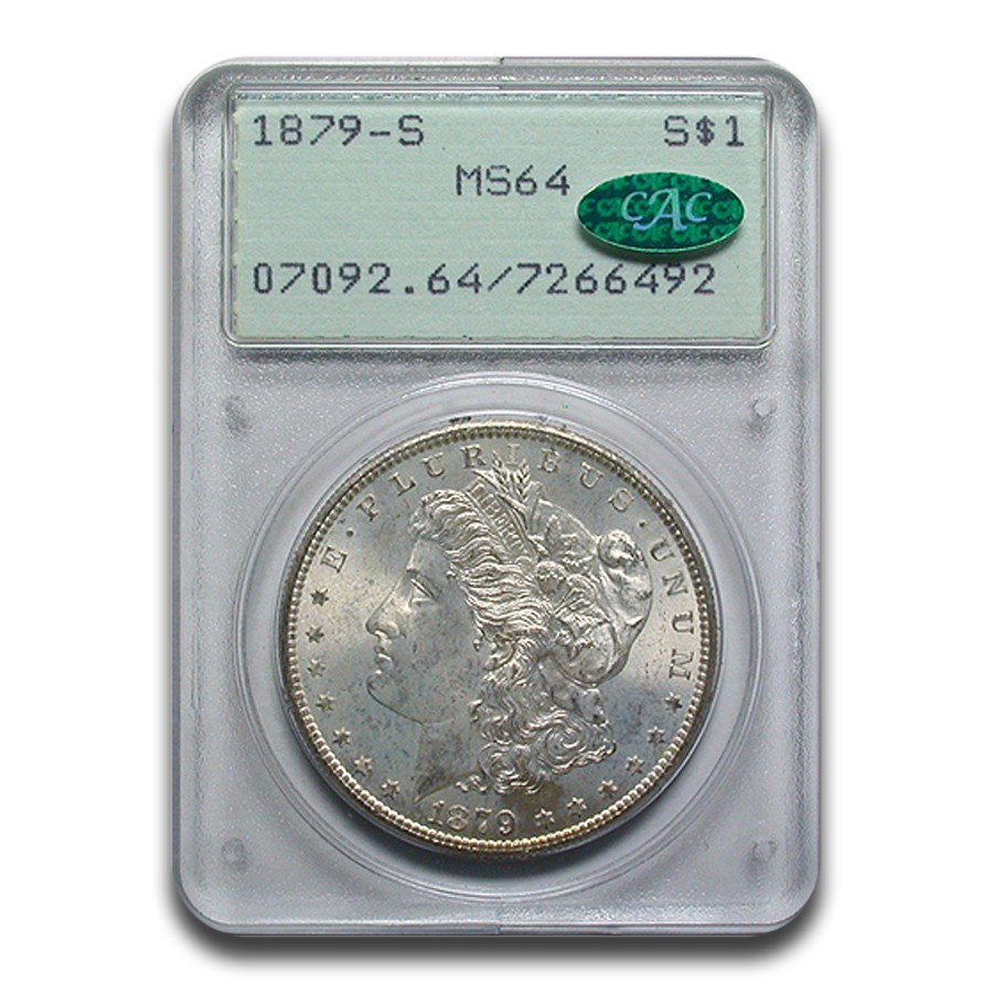 1879-S Morgan Dollar MS-64 PCGS CAC (Rattler)