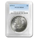 1879-S Morgan Dollar MS-64 PCGS