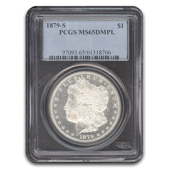 1879-S Morgan Dollar MS-65 DMPL PCGS