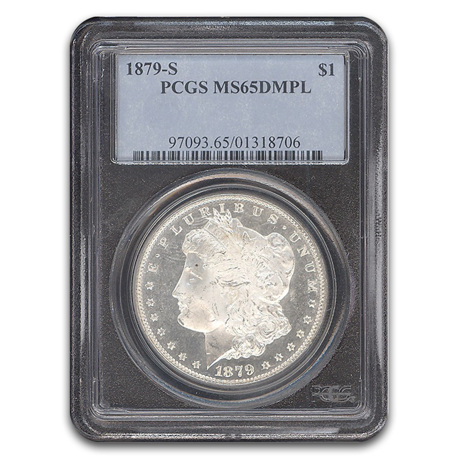 1879-S Morgan Dollar MS-65 DMPL PCGS