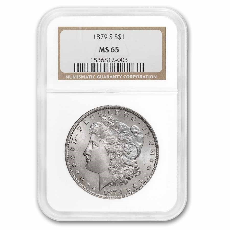 1879-S Morgan Dollar MS-65 NGC