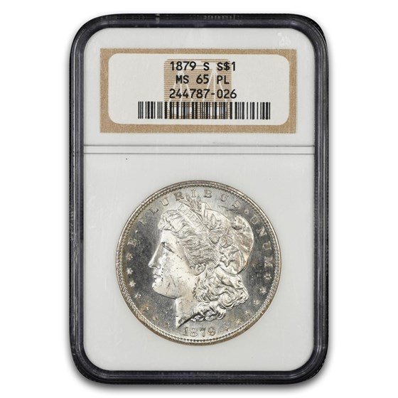 1879-S Morgan Dollar MS-65 PL NGC