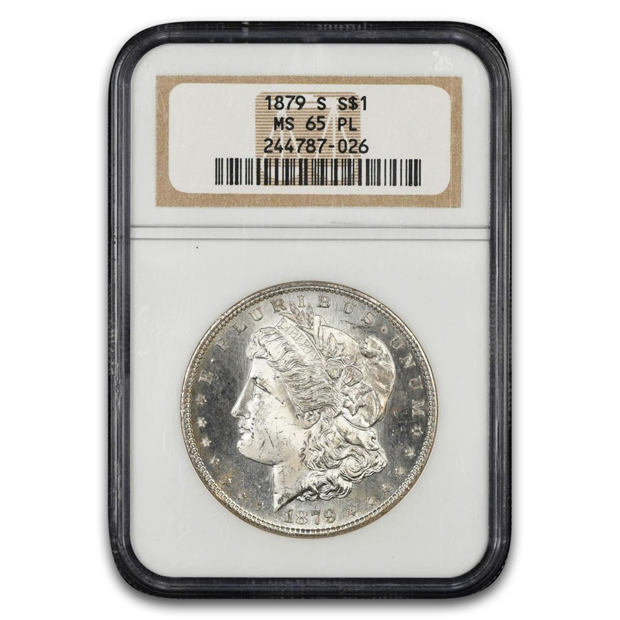 1879-S Morgan Dollar MS-65 PL NGC