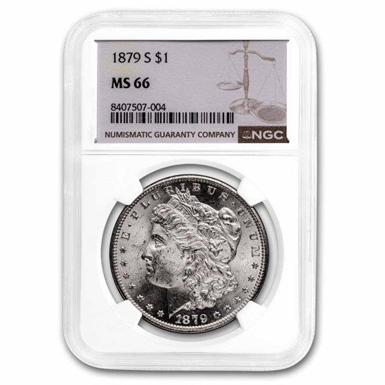 1879-S Morgan Dollar MS-66 NGC