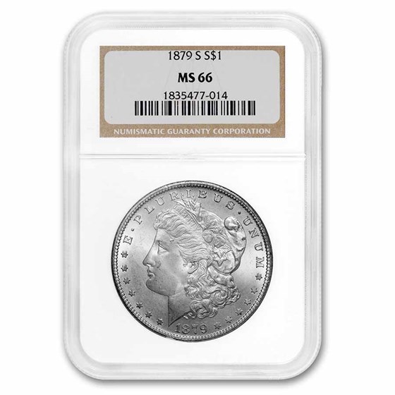1879-S Morgan Dollar MS-66 NGC