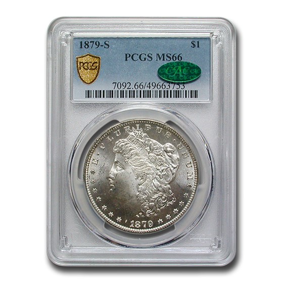 1879-S Morgan Dollar MS-66 PCGS CAC 1879-S Morgan Dollar MS-66 PCGS CAC