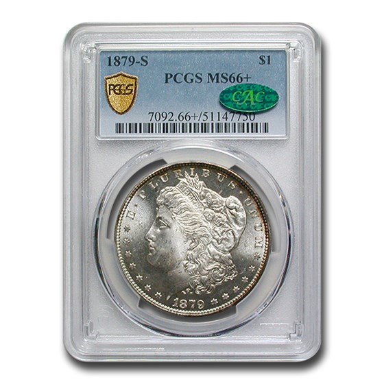 1879-S Morgan Dollar MS-66+ PCGS CAC 1879-S Morgan Dollar MS-66+ PCGS CAC