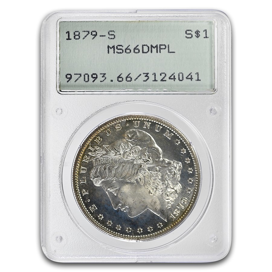 1879-S Morgan Dollar MS-66 PCGS (DMPL, Rattler)
