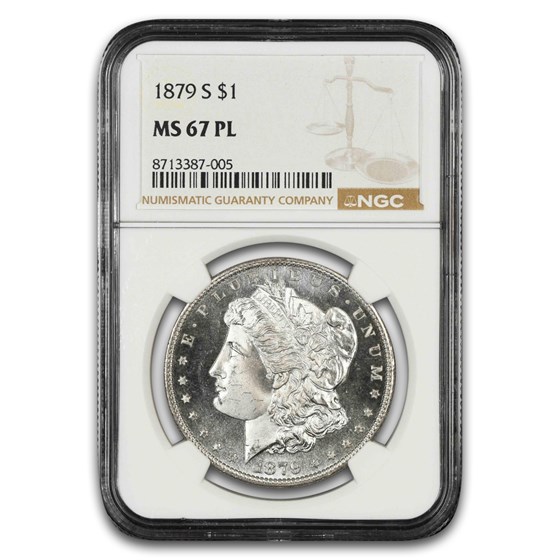 1879-S Morgan Dollar MS-67 NGC (PL)