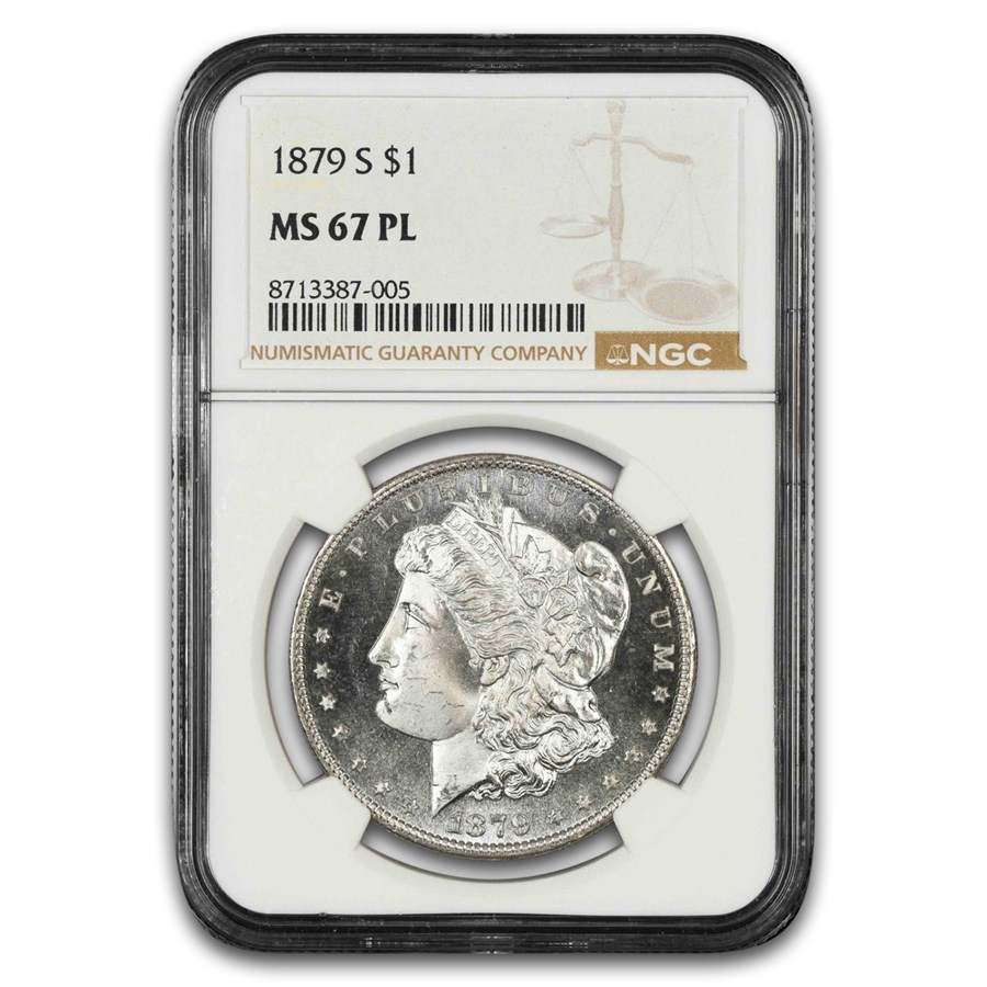 1879-S Morgan Dollar MS-67 NGC (PL)