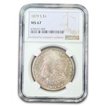 1879-S Morgan Dollar MS-67 NGC (Rim Toning)
