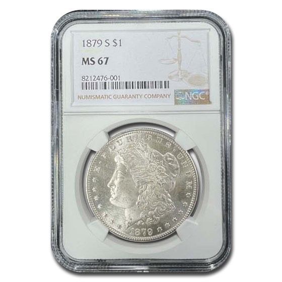 1879-S Morgan Dollar MS-67 NGC 1879-S Morgan Dollar MS-67 NGC