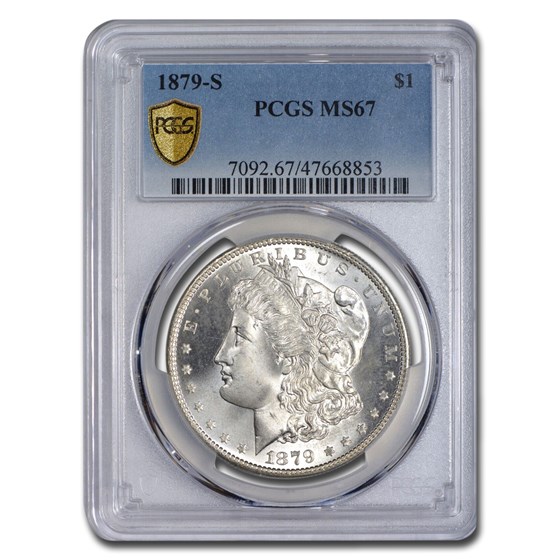1879-S Morgan Dollar MS-67 PCGS 1879-S Morgan Dollar MS-67 PCGS