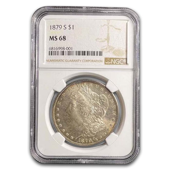 1879-S Morgan Dollar MS-68 NGC 1879-S Morgan Dollar MS-68 NGC