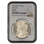 1879-S Morgan Dollar Rev of 78 AU-58 NGC