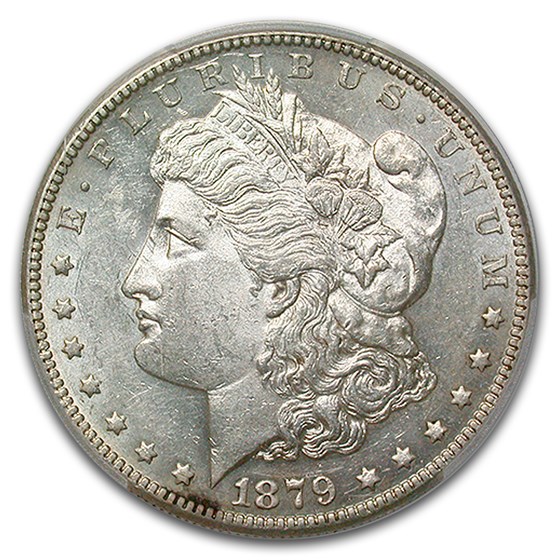 1879-S Morgan Dollar Rev of 78 AU-58 PCGS