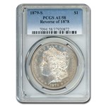 1879-S Morgan Dollar Rev of 78 AU-58 PCGS