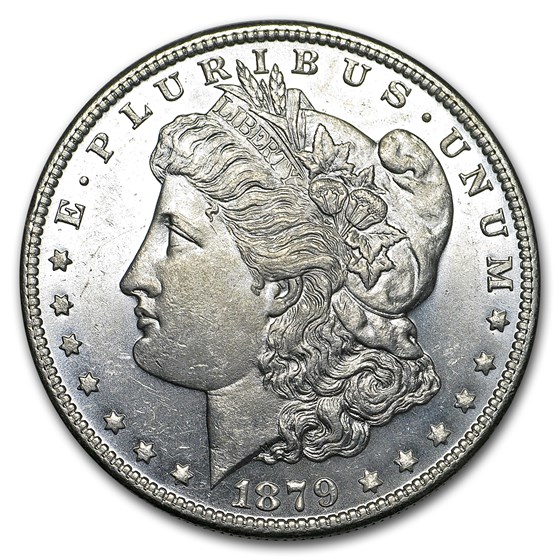 1879-S Morgan Dollar Rev of 78 AU-58