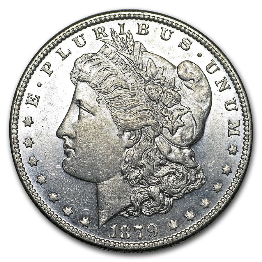 1879-S Morgan Dollar Rev of 78 AU-58