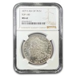 1879-S Morgan Dollar Rev of 78 MS-62 NGC (Top-100)