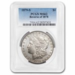 1879-S Morgan Dollar Rev of 78 MS-62 PCGS