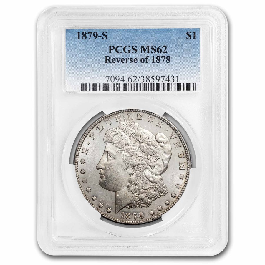 1879-S Morgan Dollar Rev of 78 MS-62 PCGS