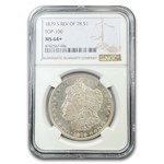 1879-S Morgan Dollar Rev of 78 MS-64+ NGC (Top-100)