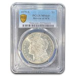 1879-S Morgan Dollar Rev of 78 MS-64+ PCGS