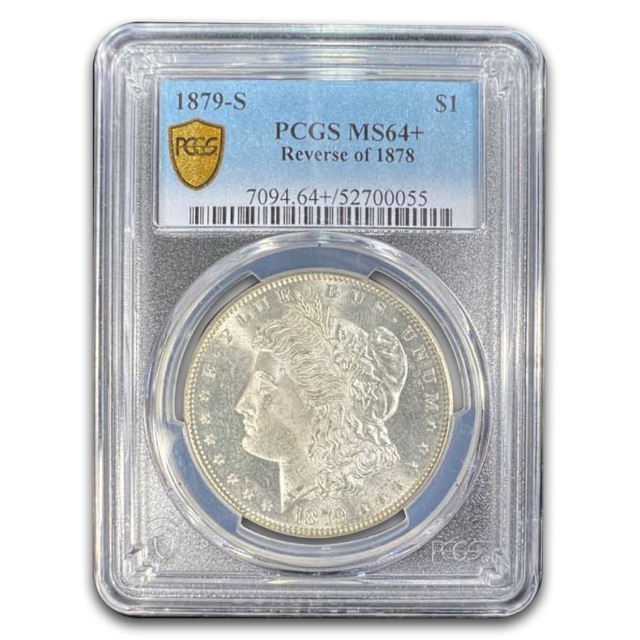 1879-S Morgan Dollar Rev of 78 MS-64+ PCGS