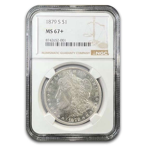 1879-S Morgan Silver Dollar MS-67+ NGC