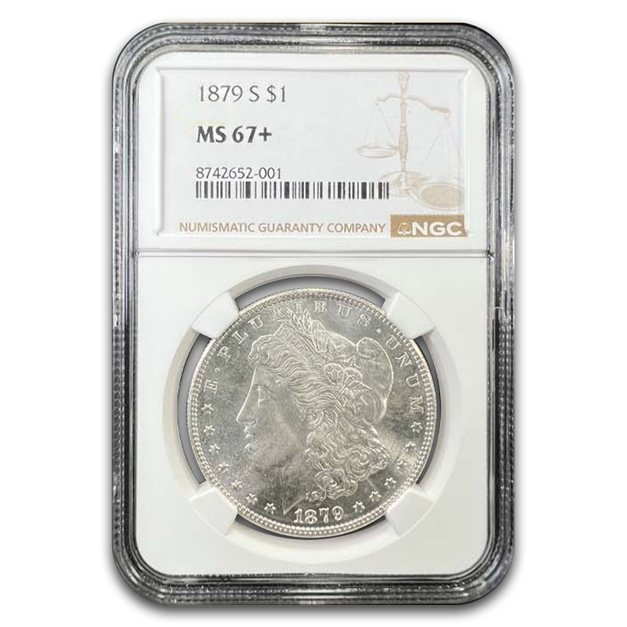 1879-S Morgan Silver Dollar MS-67+ NGC