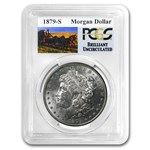 1879-S Stage Coach Silver Dollar BU PCGS