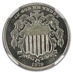 1879 Shield Nickel PF-67 Cameo NGC
