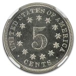 1879 Shield Nickel PF-67 Cameo NGC