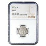 1879 Shield Nickel PF-67 NGC