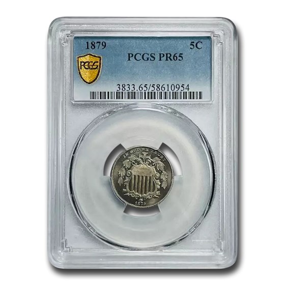 1879 Shield Nickel PR-65 PCGS 1879 Shield Nickel PR-65 PCGS