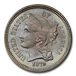 1879 Three Cent Nickel MS-67 NGC