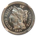 1879 Three Cent Nickel PF-67 Cameo NGC