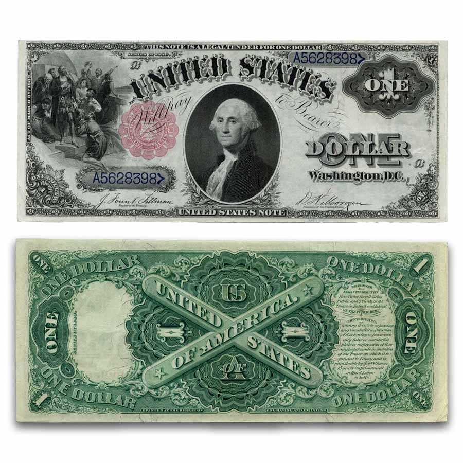 1880 $1.00 Legal Tender AU (Fr#35)